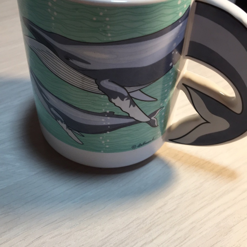 1992 Vintage Whale Tail Handle Coffee Mug - Picture 12 of 13